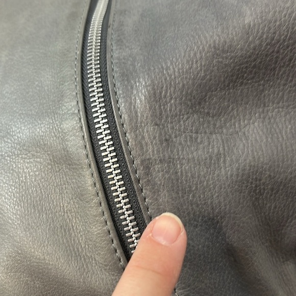 Vera Pelle Italian Leather Shouchy Hobo Satchel Bag Prodotto Artigianale - Picture 14 of 14